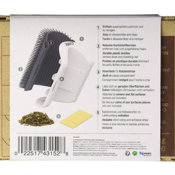 Catit Senses 2.0 Viral TikTok Wall Mounted Self-Groomer with Catnip for Cats - Picture 5 of 5